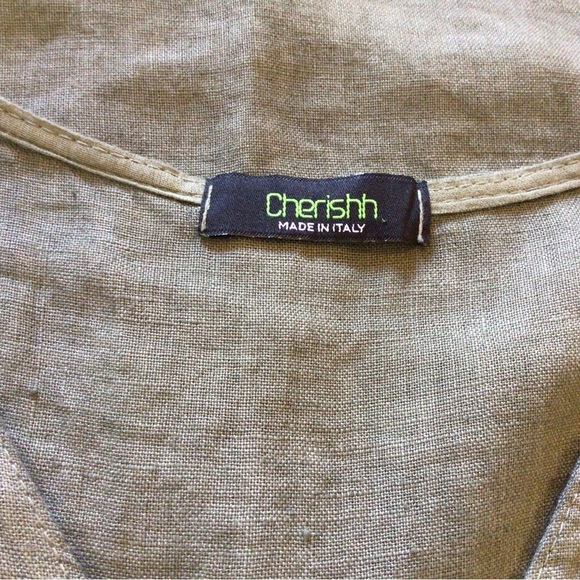 Cherishh linen tunic size XL - Picture 4 of 4